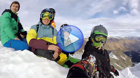 Lyžaři a snowboarďáci prozkoumávali vrchy italských Alp