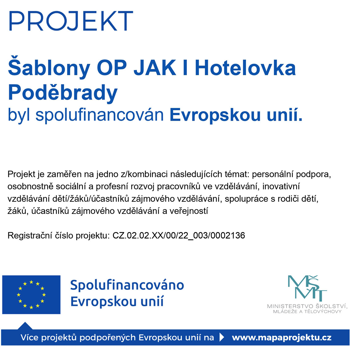 Šablony OP JAK I.