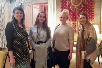 Francouzštináři na Velvyslanectví Francie v Praze