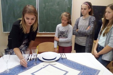 Prezentace na základní škole v Poděbradech